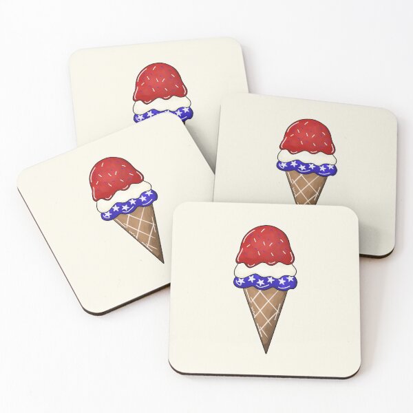 Item preview, USA FLAG ICE CREAM designed and sold by JavierShih.