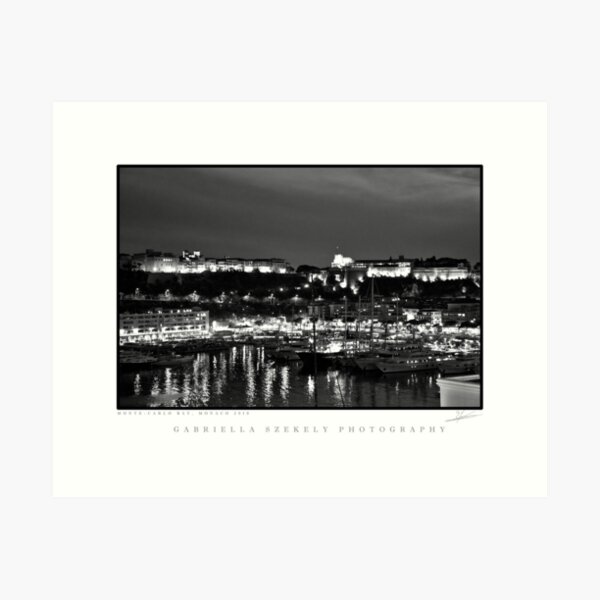 Monte-Carlo Bay Art Print