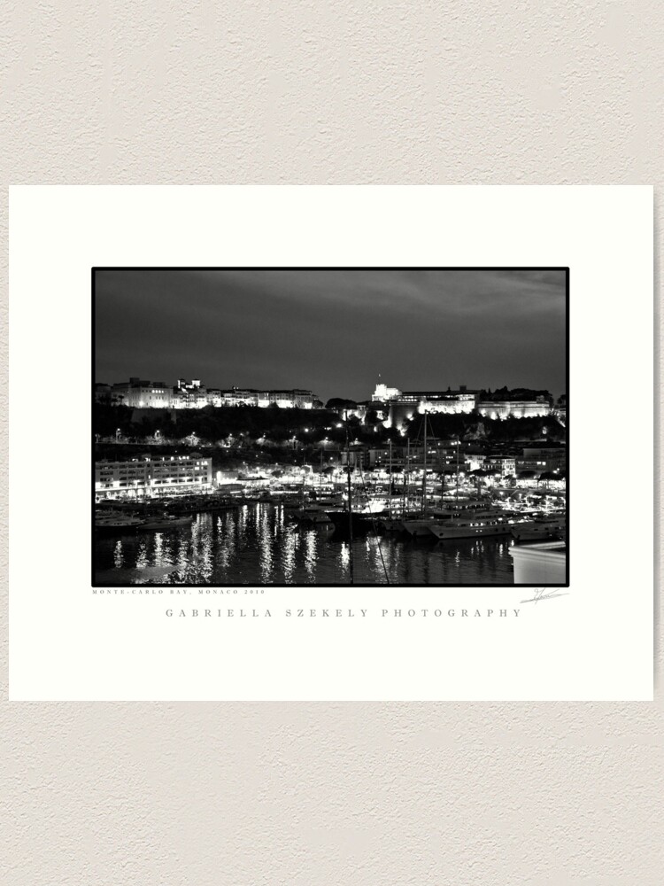 Alternate view of Monte-Carlo Bay Art Print
