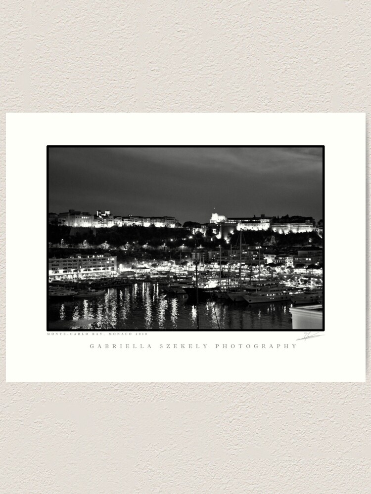 Alternate view of Monte-Carlo Bay Art Print