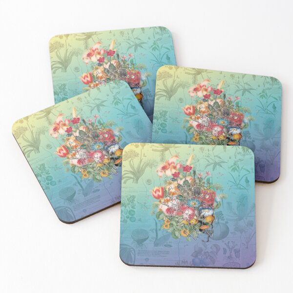 Item preview, Floriated Pixel Skull Junk designed and sold by Paul Summerfield.