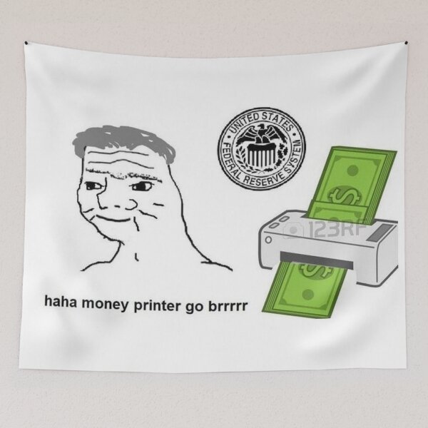 Item preview, Money Printer Go BRRRRR designed and sold by Raxstar.