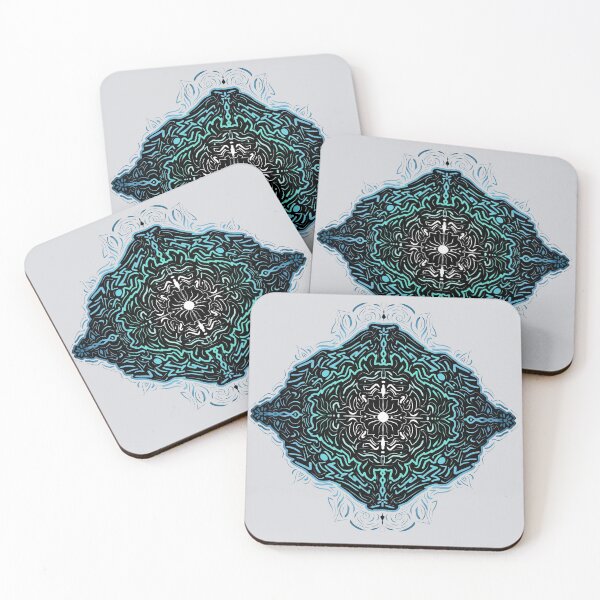 Item preview, Aquatic Mandala designed and sold by FattoAMano.
