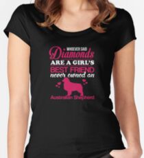 Australian Shepherd Lover Women's Fitted Scoop T-Shirt