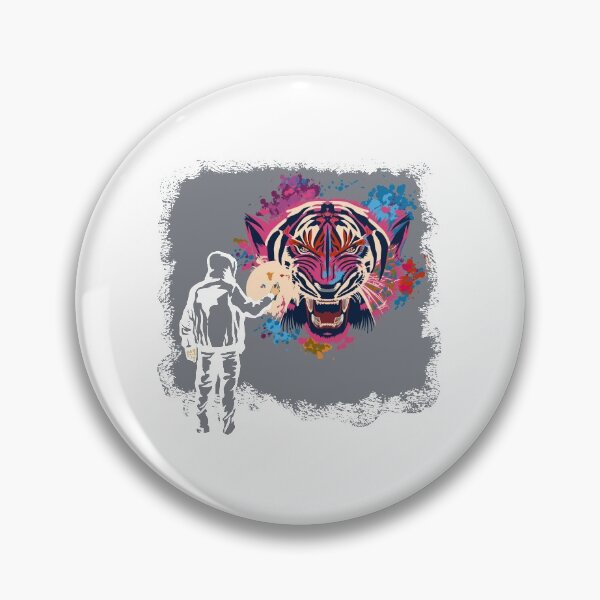 Item preview, Graffiti sprayer colorful tiger design designed and sold by gideonm.