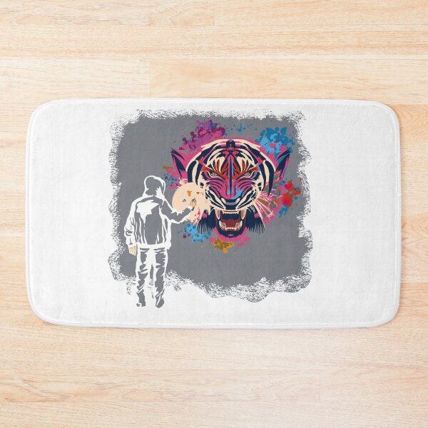 Item preview, Graffiti sprayer colorful tiger design designed and sold by gideonm.