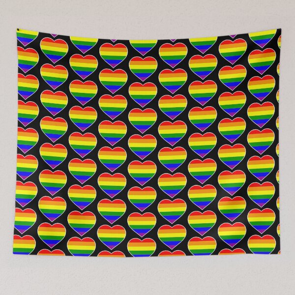 Item preview, corazón de bandera gay designed and sold by lymerikk.