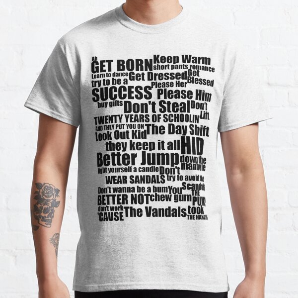 Unterirdischer Heimweh-Blues (schwarzer Text) Classic T-Shirt