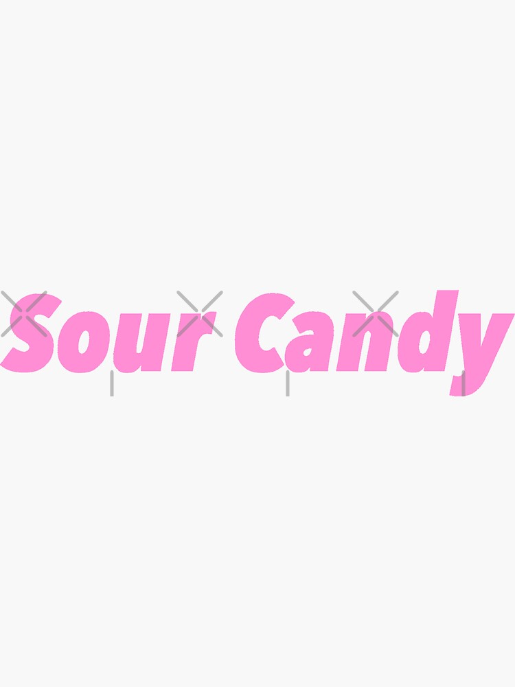 "Sour Candy Lady Gaga, BLACKPINK " Sticker for Sale by chareva Redbubble
