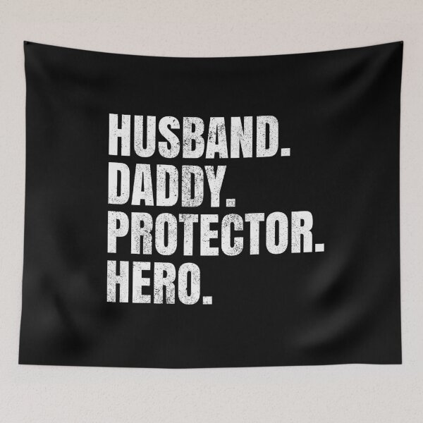 Item preview, Husband Daddy Protector Hero Funny Father's Day Gift Idea designed and sold by MagicBoutique.