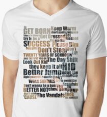 Subterranean Homesick Blues (Photo text) Men's V-Neck T-Shirt