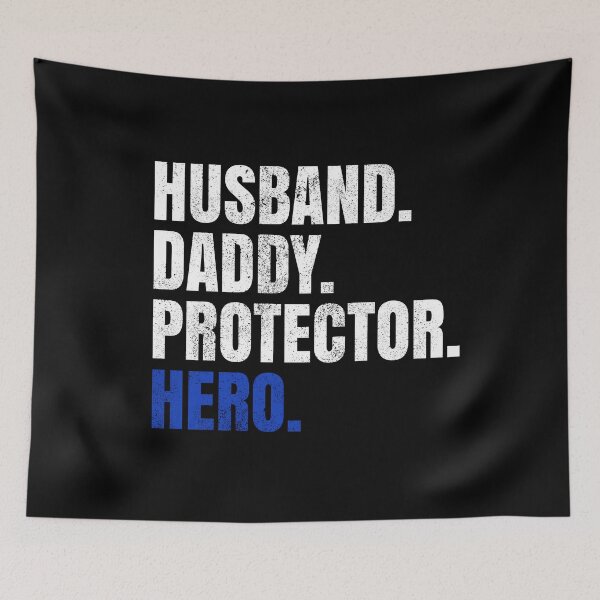 Item preview, Husband Daddy Protector Hero Funny Father's Day Gift Idea designed and sold by MagicBoutique.