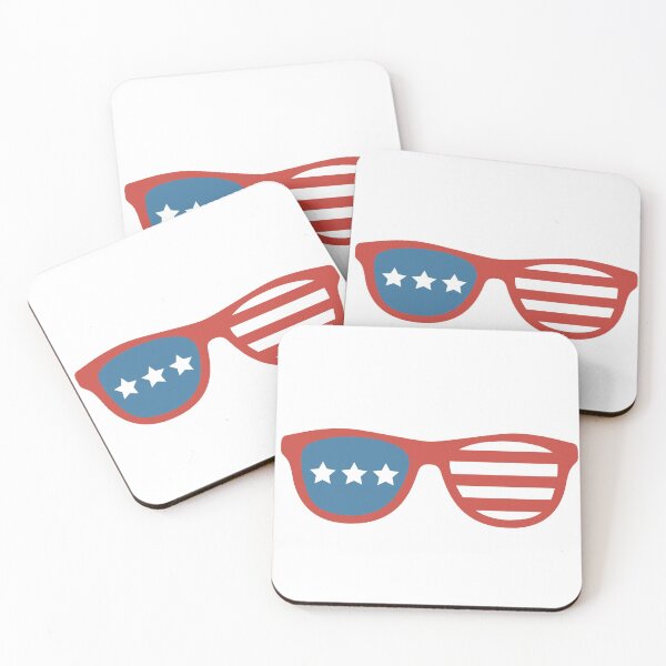 Item preview, 4th of July Sun Glasses America Red White and Blue Design designed and sold by DesignsbyZazz.