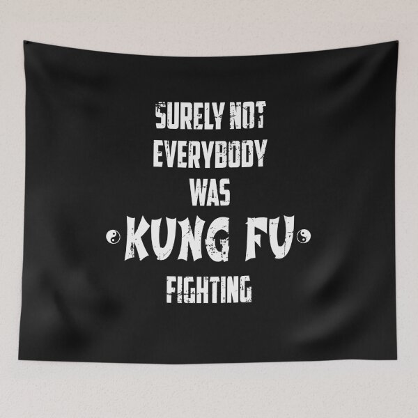 Item preview, Vintage Surely Not Everybody Was Kung Fu Fighting - fathers day gift designed and sold by noirepulse.