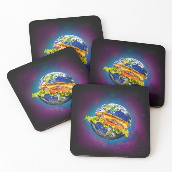 Item preview, The Earth is a burger | food porn | burgers addict designed and sold by Svinil.