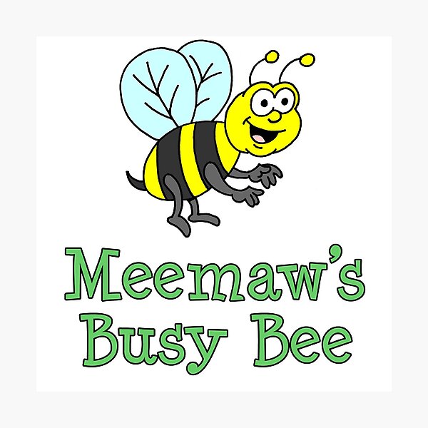 Download Busy Bee Girl Photographic Prints Redbubble