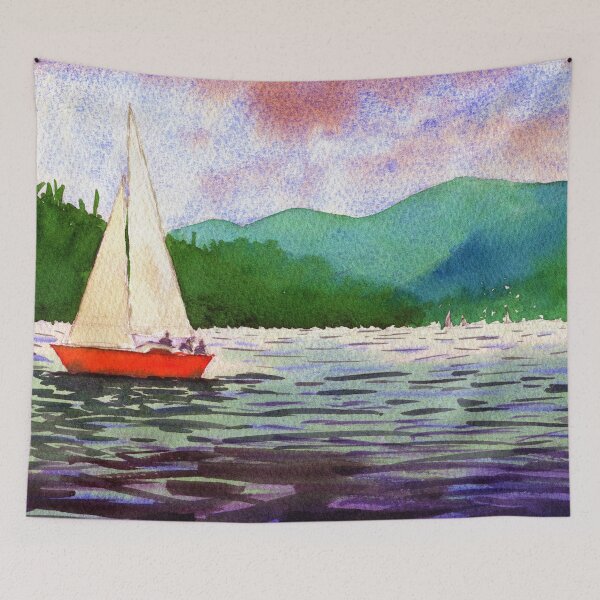 Item preview, Sail boat designed and sold by darrenyeoart.