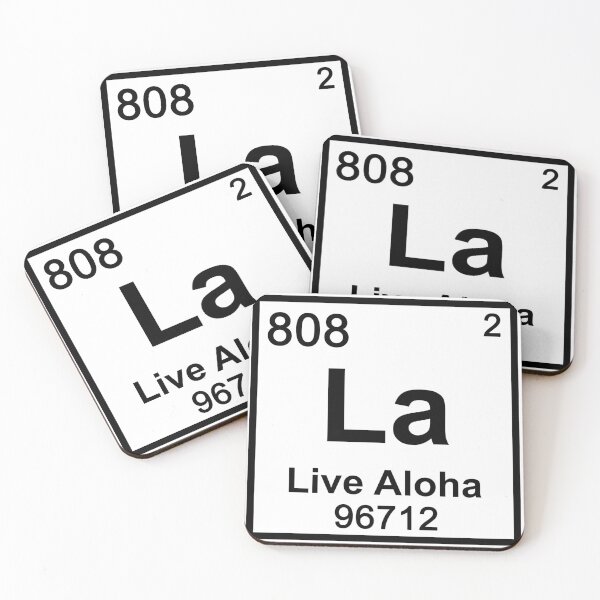 Item preview, Live Aloha Periodic Table Element designed and sold by northshoresign.