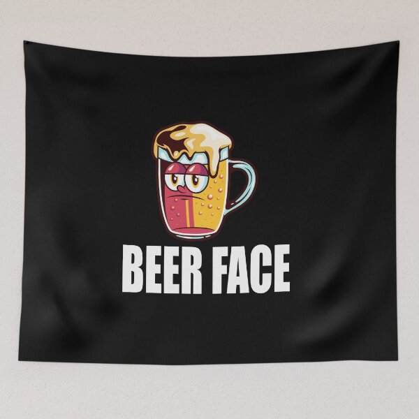 Item preview, FUNNY BEER FACE DESIGN designed and sold by Picspot.