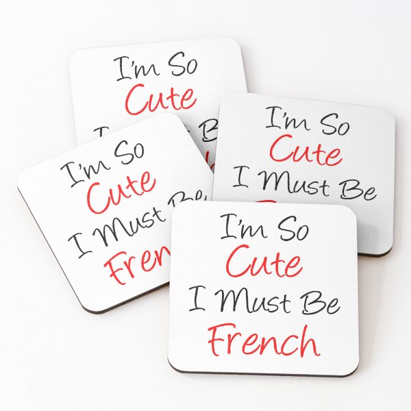 Item preview, I'm So Cute I Must Be French designed and sold by jaycartoonist.