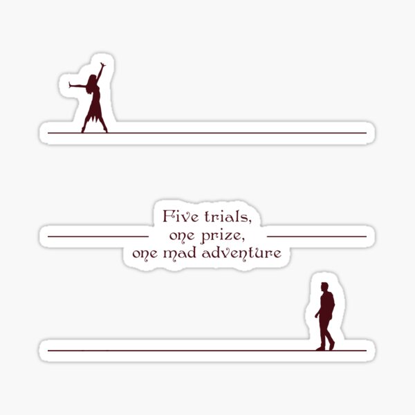 Walking a Tightrope Sticker
