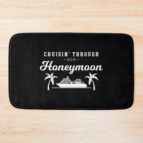 Item preview, Womens Funny Couple Cruisin Through Our Honeymoon Cruise V-Neck graphic designed and sold by jakehughes2015.