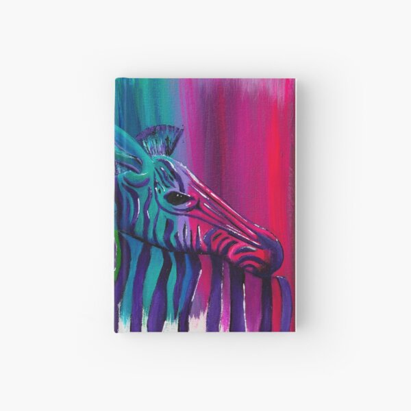 Rainbow Zebra Hardcover Journal