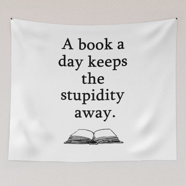 Item preview,  cool reading saying as a Christmas or birthday gift for a bookworm or bookworm designed and sold by LeMuesch.