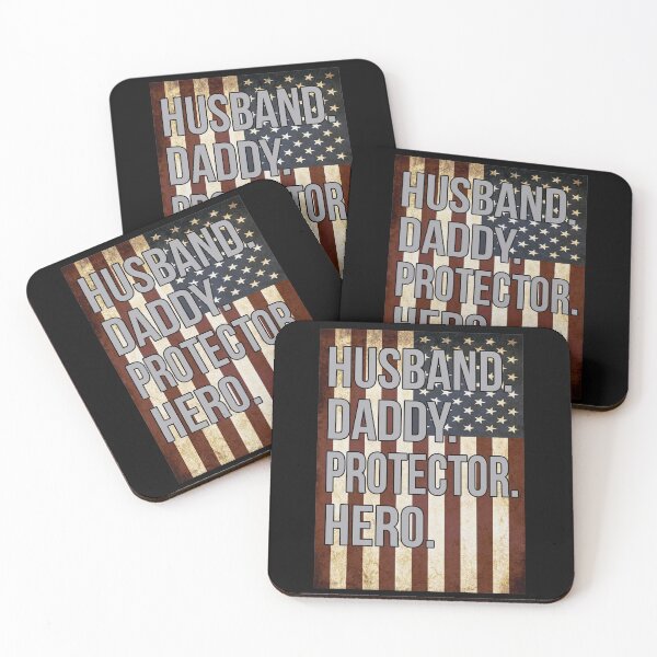 Item preview, Husband Daddy Protector Hero American Flag designed and sold by MagicBoutique.