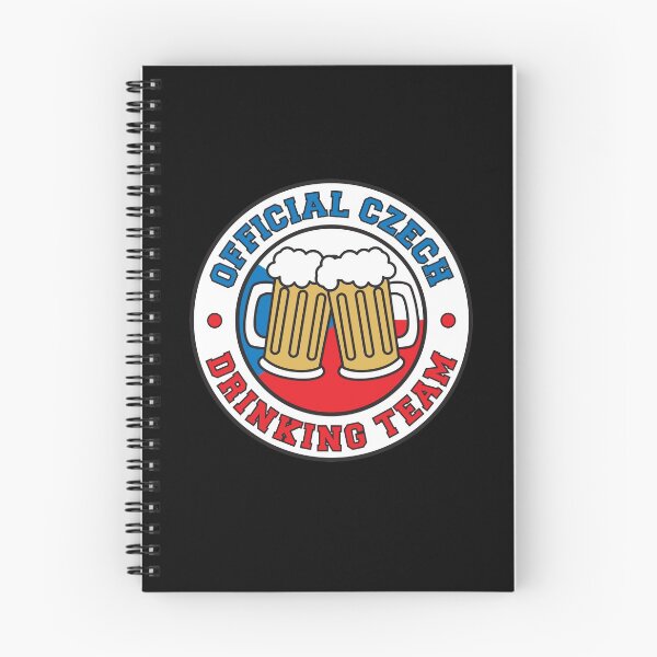 Item preview, Official Czech Drinking Team Featuring Flag Of Czech Republic And Beers designed and sold by jaycartoonist.