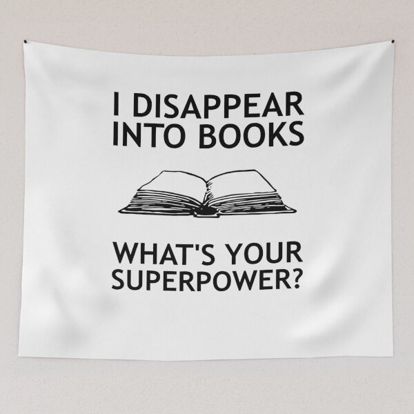 Item preview,  cool reading saying as a Christmas or birthday gift for a bookworm or bookworm designed and sold by LeMuesch.