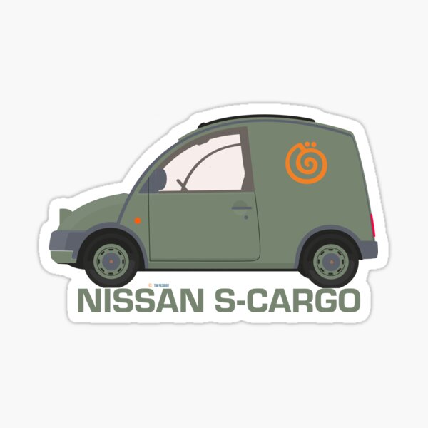 Illustration of the famed Nissan S-Cargo Sticker