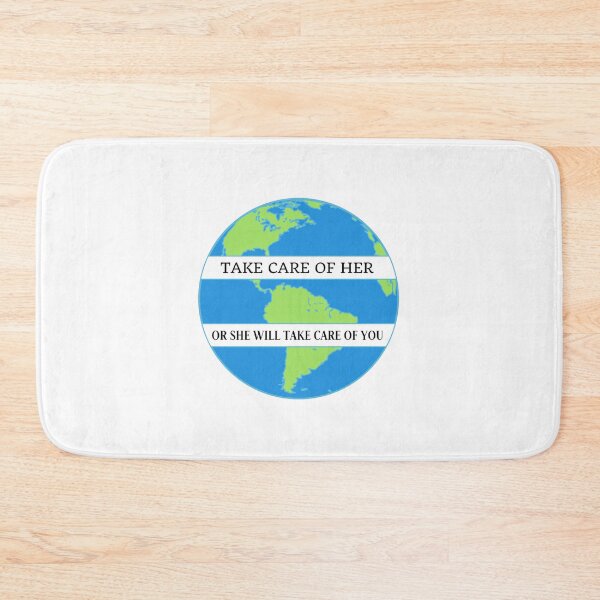 Item preview, Take Care of Her Or She Will Take Care of You, Gift, Support, Supportive Illustration, Earth, Lovers designed and sold by Annona-.