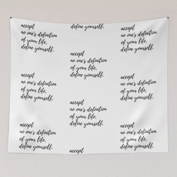 Item preview, Accept no one's definition of your life, define yourself. designed and sold by EnlightParis.