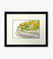 Fruit Pavlova Dessert Framed Print