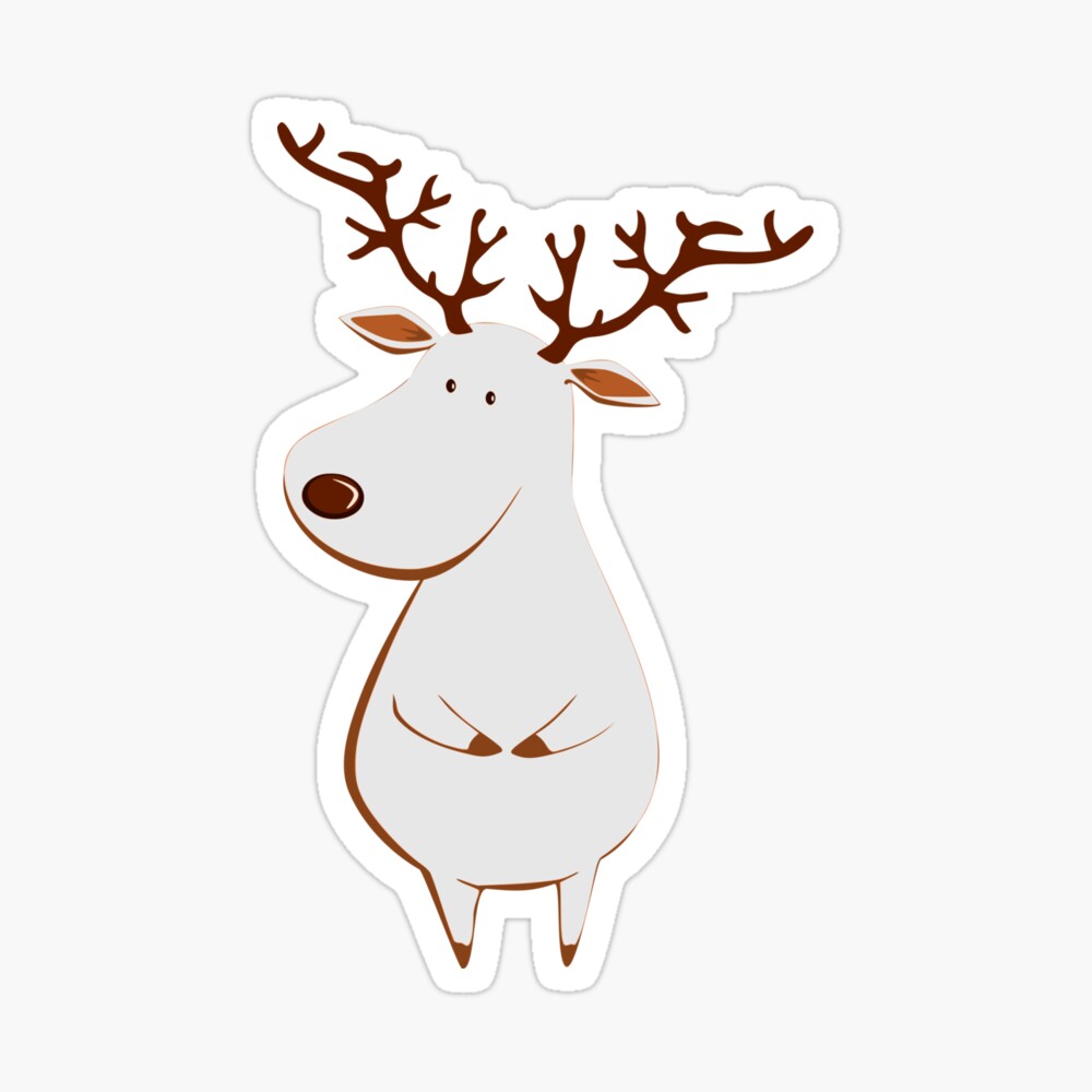 Deer Albino - Funny White Reindeer Ugly Christmas Gift Deer Albino - Funny White Reindeer Ugly Christmas Gift