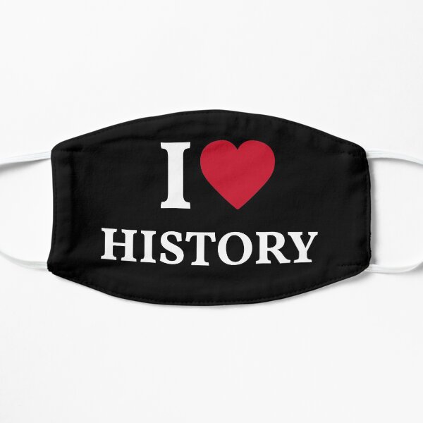 I Love History Mask