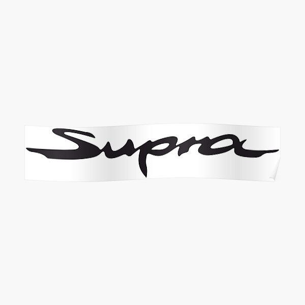 toyota supra logo font