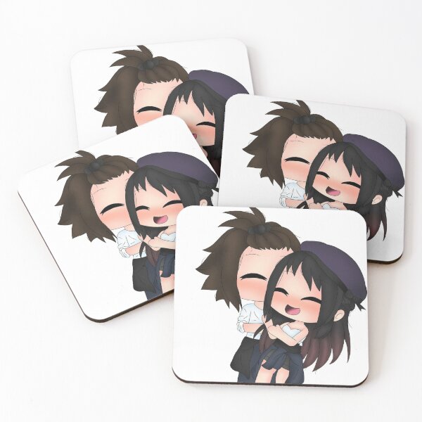 Gacha Life Art Cute Gacha Anime Girl Coasters Set Of 4 By Bloamineads Redbubble