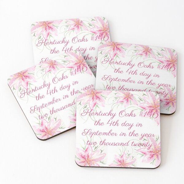 Item preview, KY Oaks, Lily, Pink, Flowers, Derby, Horserace designed and sold by CleverlyInspired.