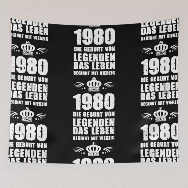 Artikelvorschau, 1980 Jahrgang 40. Geburtstag Vierzig Jahre Retro Vintage Legende Geschenk Idee entworfen und verkauft von Mark Sukra.
