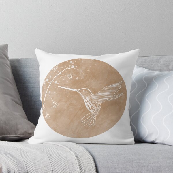 Item preview, Floral Hummingbird Print designed and sold by SarahBrigid.
