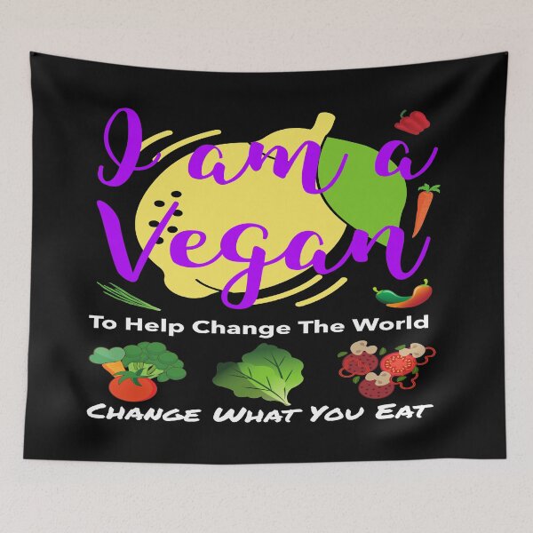 Item preview, I'm a vegan. help change the world, vegetarian diet. designed and sold by jayne0524.