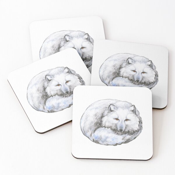 Item preview, Winter arctic fox. White polar fox designed and sold by stasia-ch.