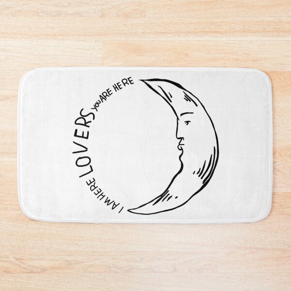 Artikelvorschau, I am here you are here Lovers Mond minimalist entworfen und verkauft von Queerhaven.