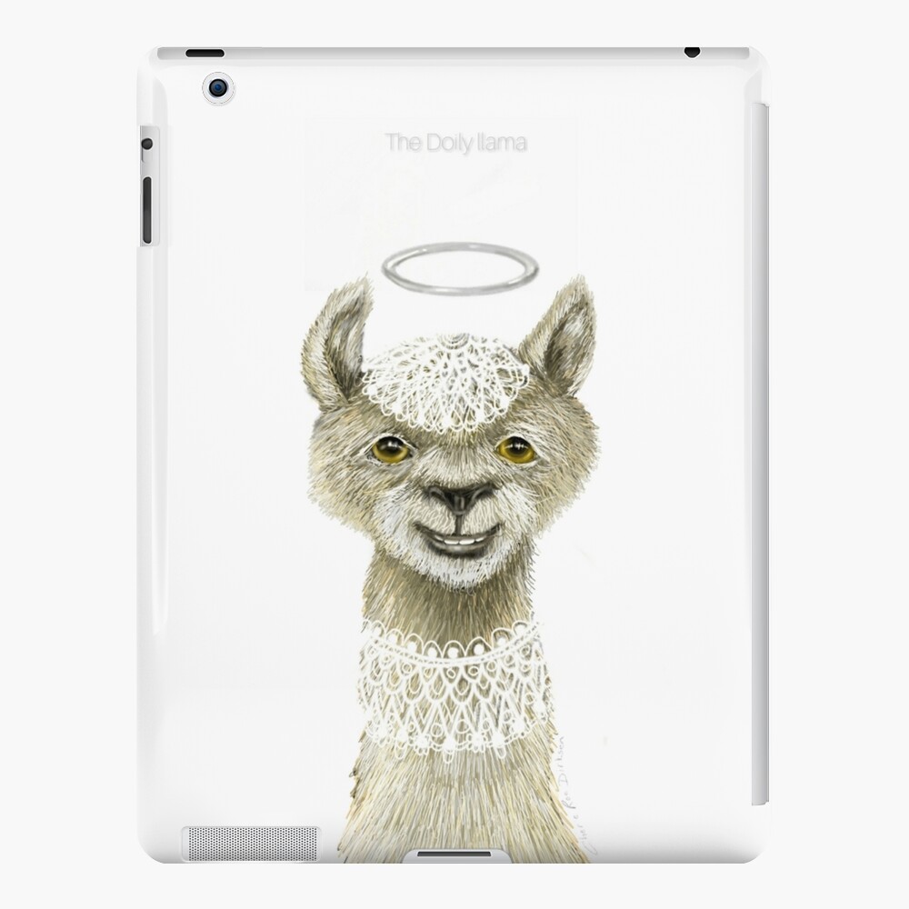 The Doily Llama iPad Case & Skin
