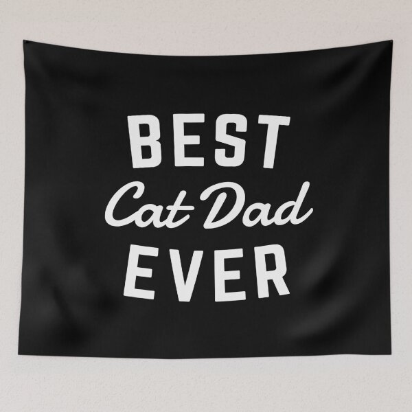 Item preview, Best Cat Dad Ever Black designed and sold by Me And The Moon.