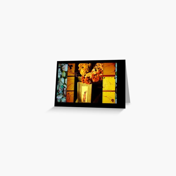 Cockscomb with Panels Greeting Card