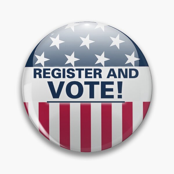 Register and vote Pin