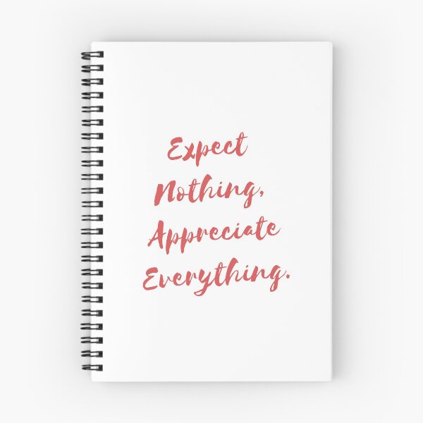 Item preview, Expect nothing, appreciate everything. designed and sold by EnlightParis.